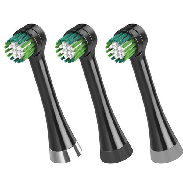 Waterpik™ Triple Clean Replacement Brush Heads – Black – Black (OTRB-3WB)